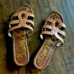 Sam Edelman leather slides